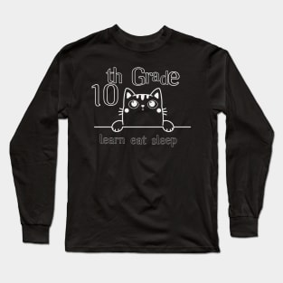 10th grade cat Long Sleeve T-Shirt